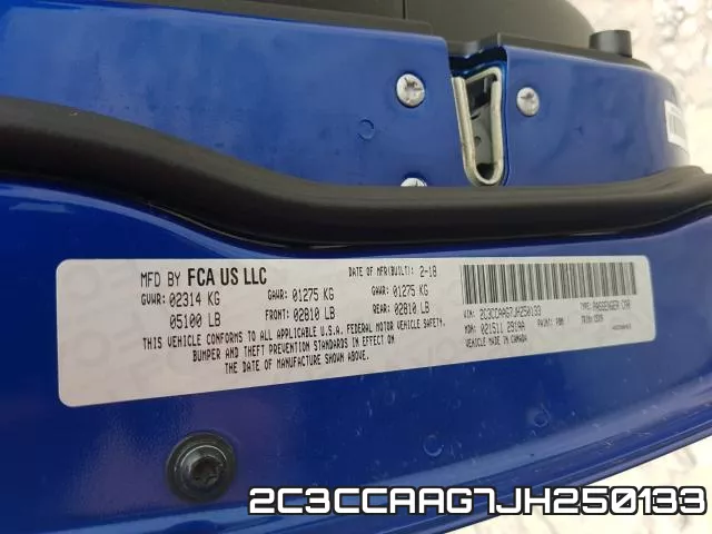 2C3CCAAG7JH250133 фото 2