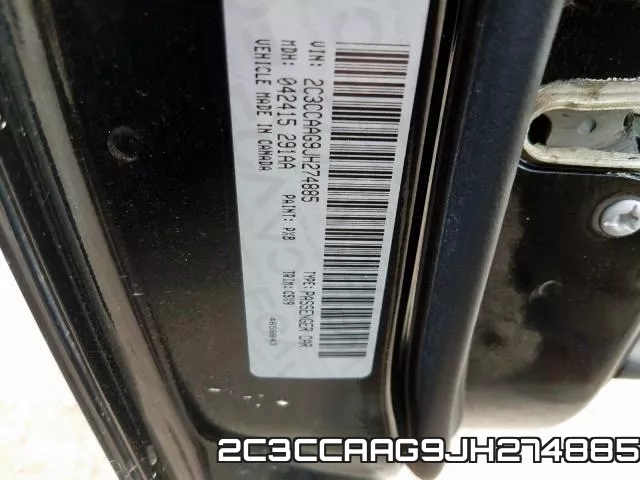 2C3CCAAG9JH274885 фото 2