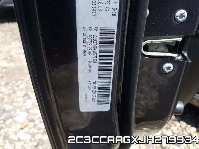 2C3CCAAGXJH279934 фото 2