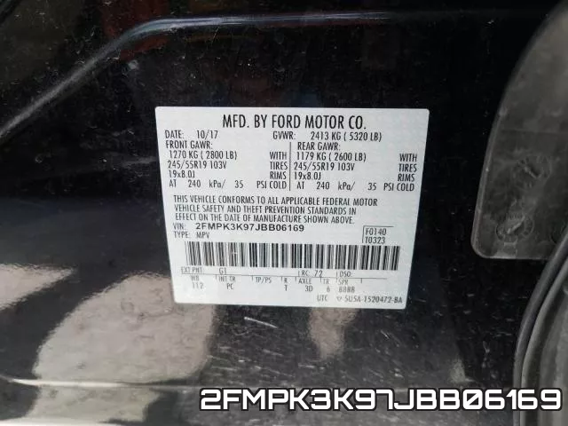 2FMPK3K97JBB06169 фото 2
