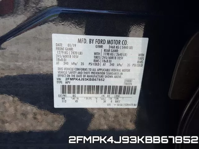 2FMPK4J93KBB67852 фото 2