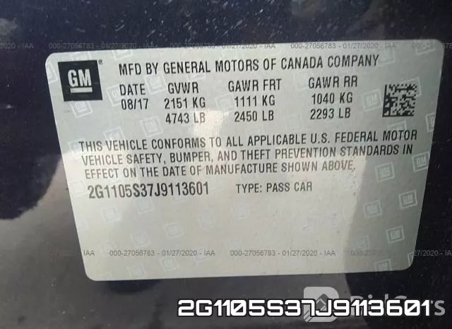 2G1105S37J9113601 фото 10