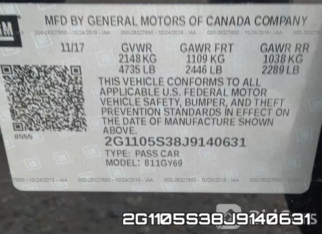 2G1105S38J9140631 фото 10