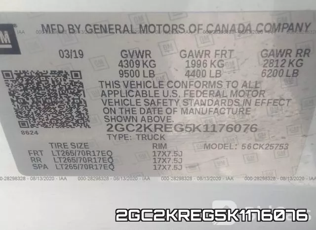 2GC2KREG5K1176076 фото 10