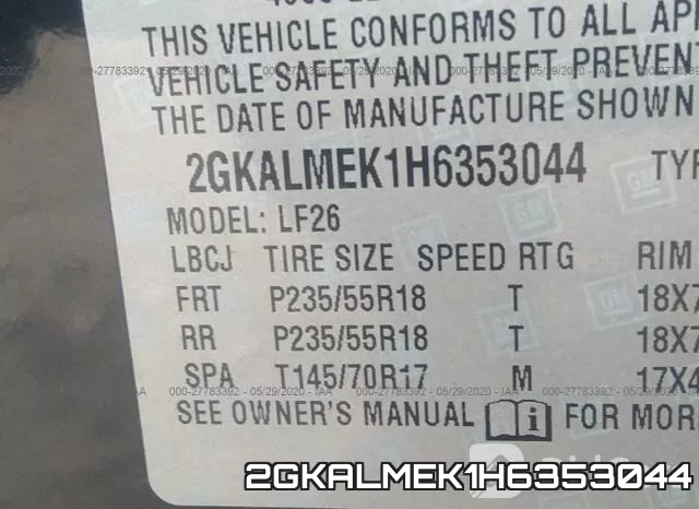 2GKALMEK1H6353044 фото 10