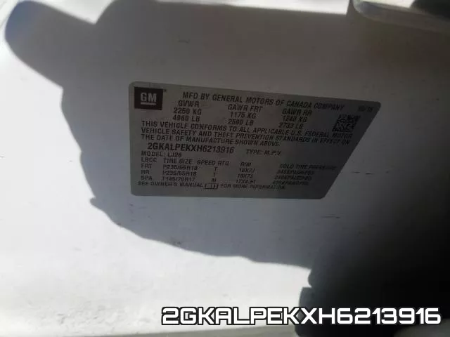 2GKALPEKXH6213916 фото 2
