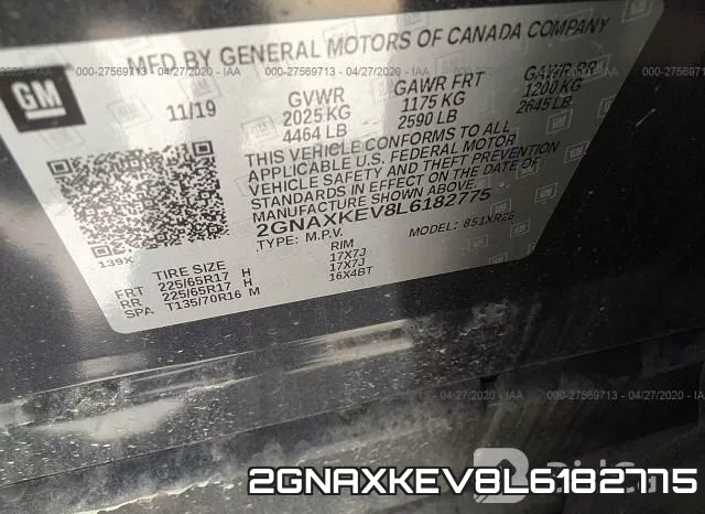 2GNAXKEV8L6182775 фото 10