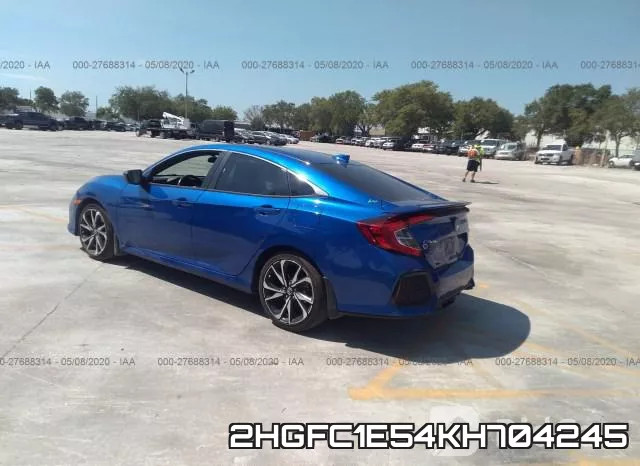 2HGFC1E54KH704245 фото 4