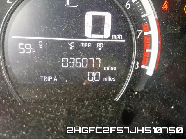 2HGFC2F57JH510750 фото 9