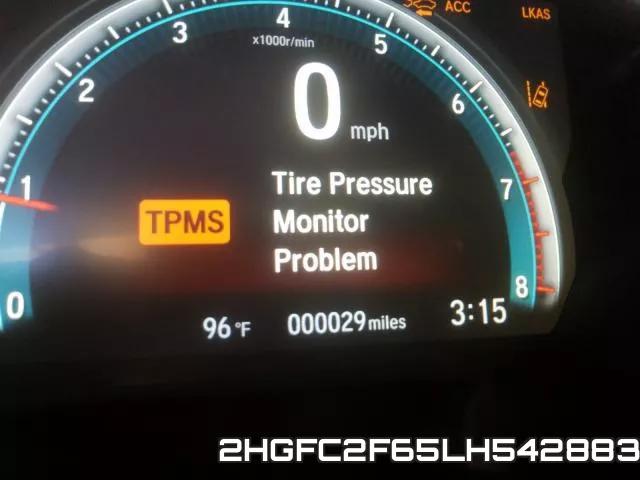 2HGFC2F65LH542883 фото 9