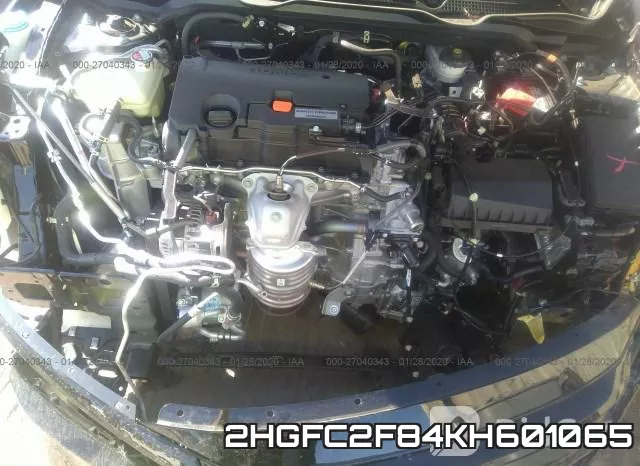 2HGFC2F84KH601065 фото 2
