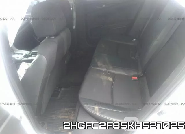 2HGFC2F85KH527025 фото 9