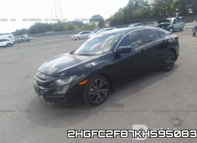2HGFC2F87KH595083 фото 3
