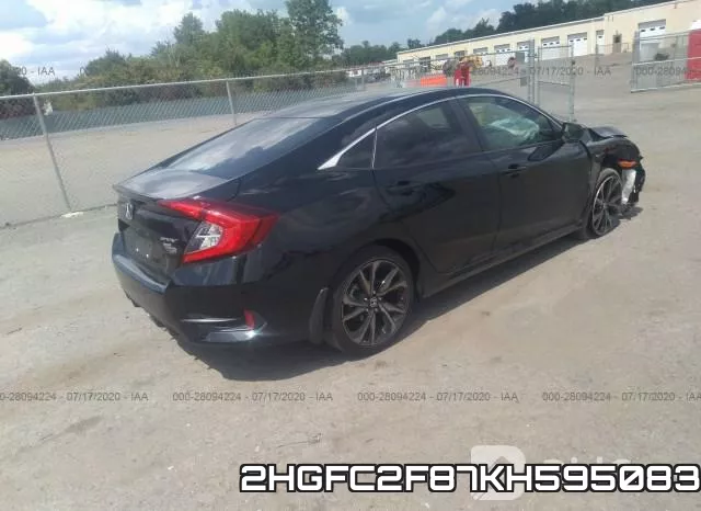 2HGFC2F87KH595083 фото 5