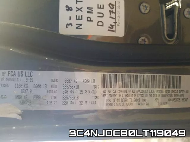 3C4NJDCB0LT119049 фото 2