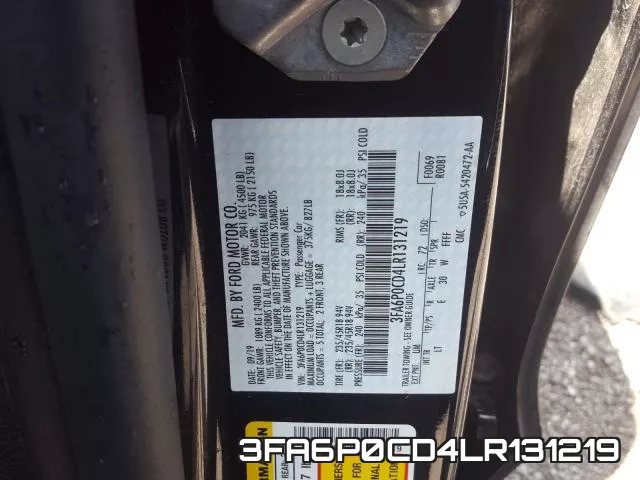 3FA6P0CD4LR131219 фото 2