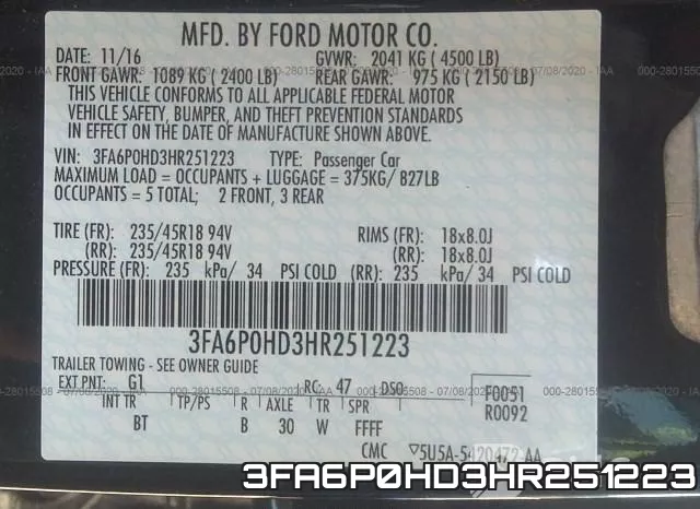 3FA6P0HD3HR251223 фото 10