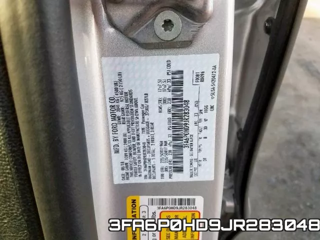 3FA6P0HD9JR283048 фото 2
