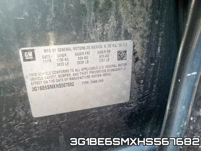 3G1BE6SMXHS567682 фото 2