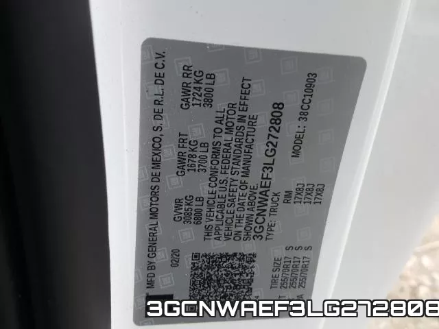 3GCNWAEF3LG272808 фото 2