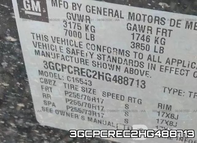 3GCPCREC2HG488713 фото 10
