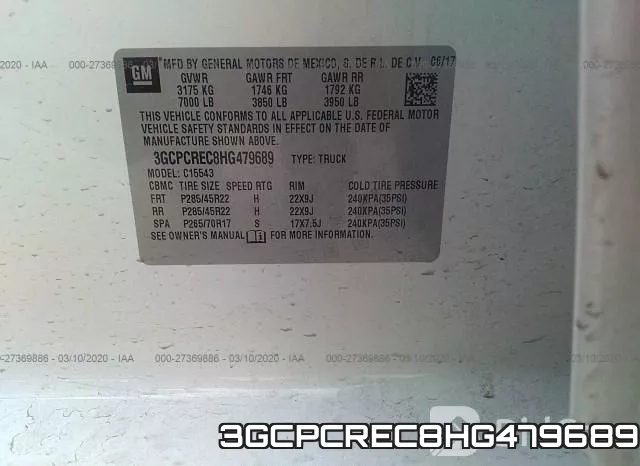 3GCPCREC8HG479689 фото 10
