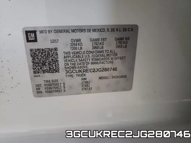 3GCUKREC2JG280746 фото 2