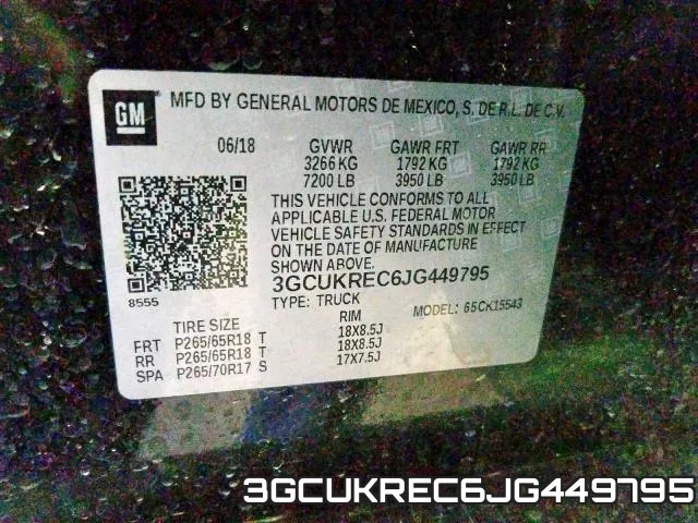 3GCUKREC6JG449795 фото 2