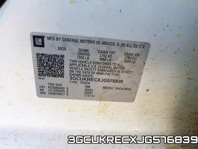 3GCUKRECXJG576839 фото 2