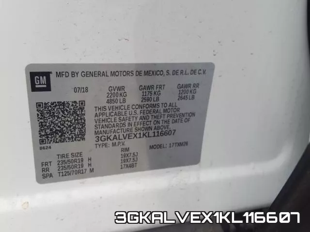 3GKALVEX1KL116607 фото 2