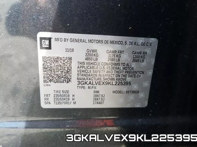 3GKALVEX9KL225395 фото 2