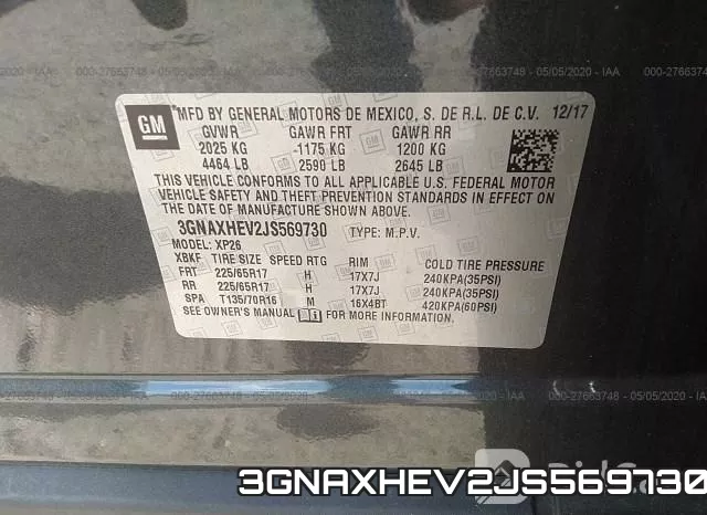 3GNAXHEV2JS569730 фото 10
