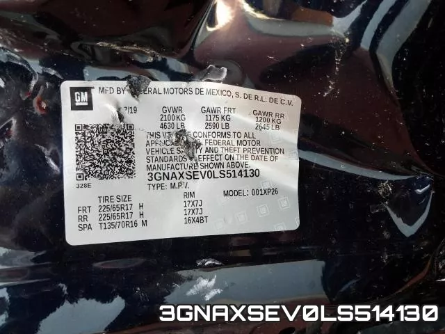 3GNAXSEV0LS514130 фото 2