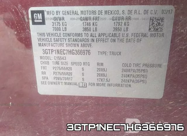 3GTP1NEC7HG366976 фото 10
