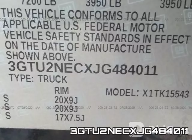 3GTU2NECXJG484011 фото 10