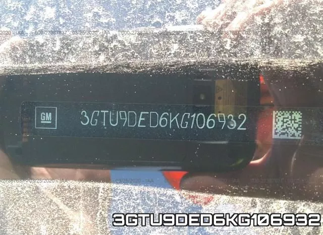 3GTU9DED6KG106932 фото 10