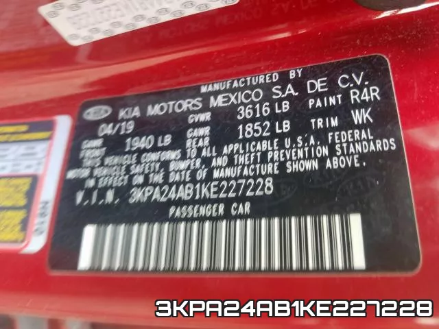 3KPA24AB1KE227228 фото 2