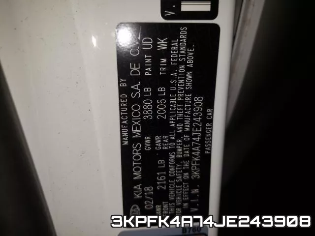 3KPFK4A74JE243908 фото 2