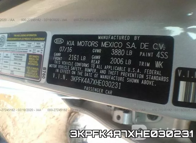 3KPFK4A7XHE030231 фото 10
