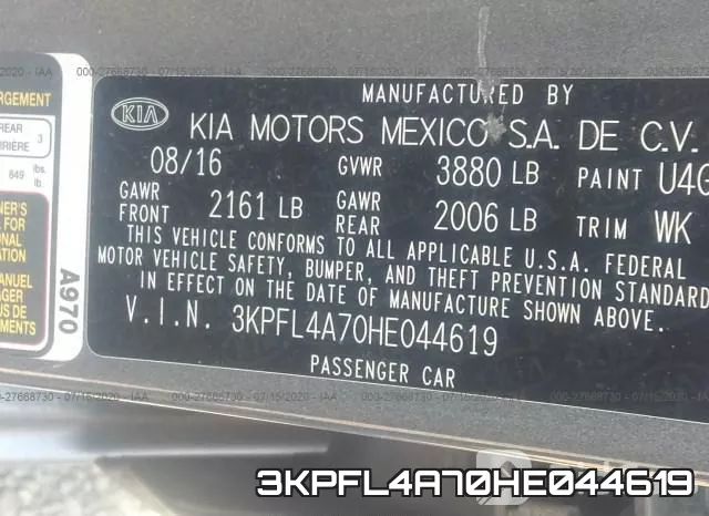 3KPFL4A70HE044619 фото 10