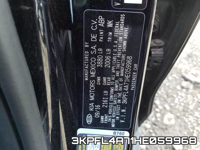 3KPFL4A71HE059968 фото 2