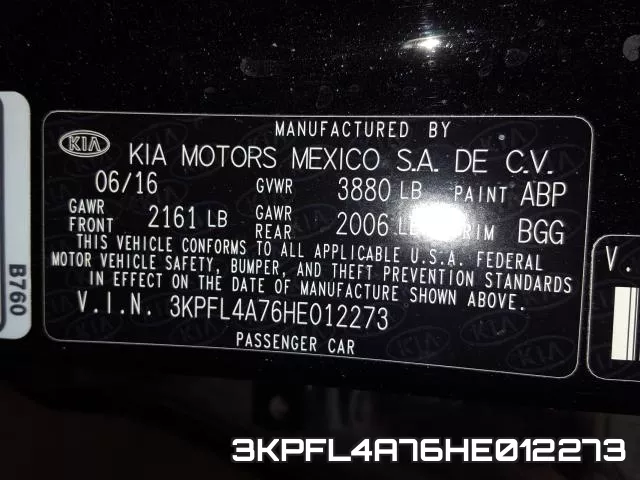 3KPFL4A76HE012273 фото 2