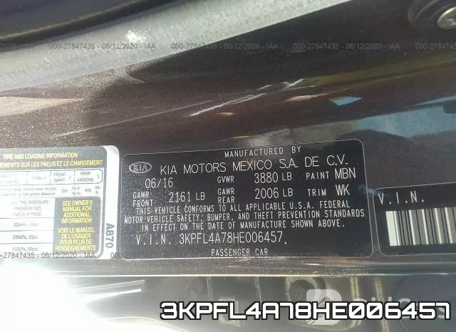 3KPFL4A78HE006457 фото 10