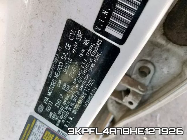 3KPFL4A78HE127926 фото 2