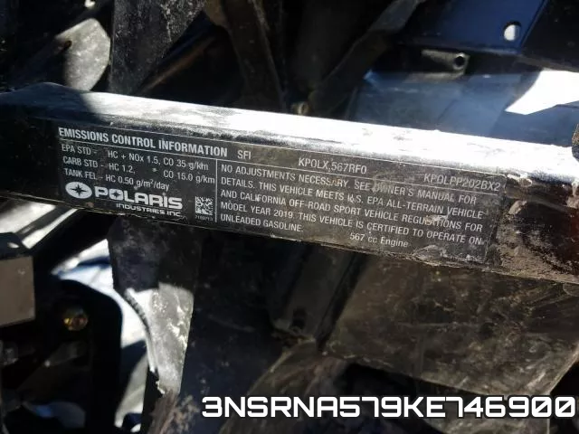 3NSRNA579KE746900 фото 2