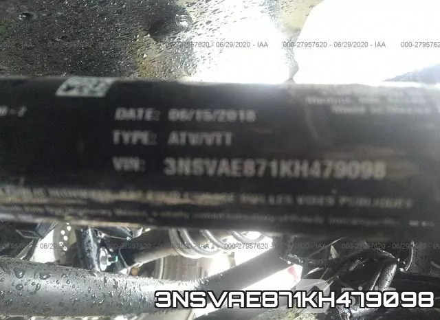 3NSVAE871KH479098 фото 2