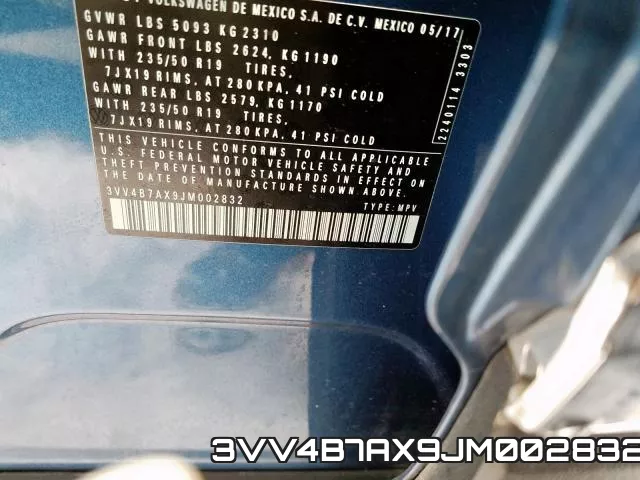 3VV4B7AX9JM002832 фото 2