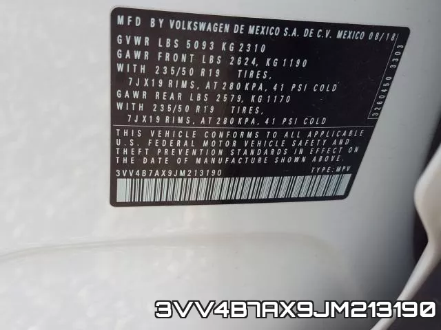 3VV4B7AX9JM213190 фото 2