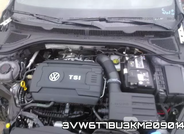 3VW6T7BU3KM209014 фото 2