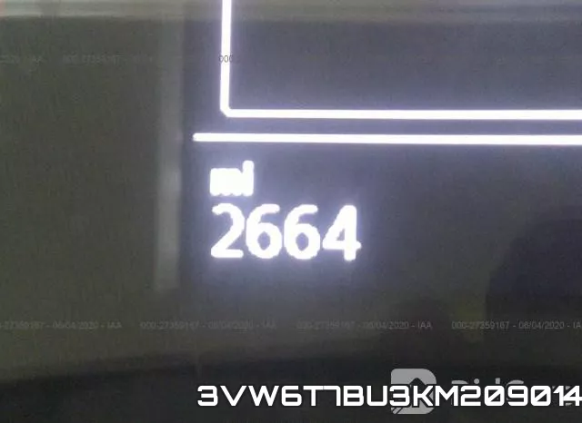 3VW6T7BU3KM209014 фото 8
